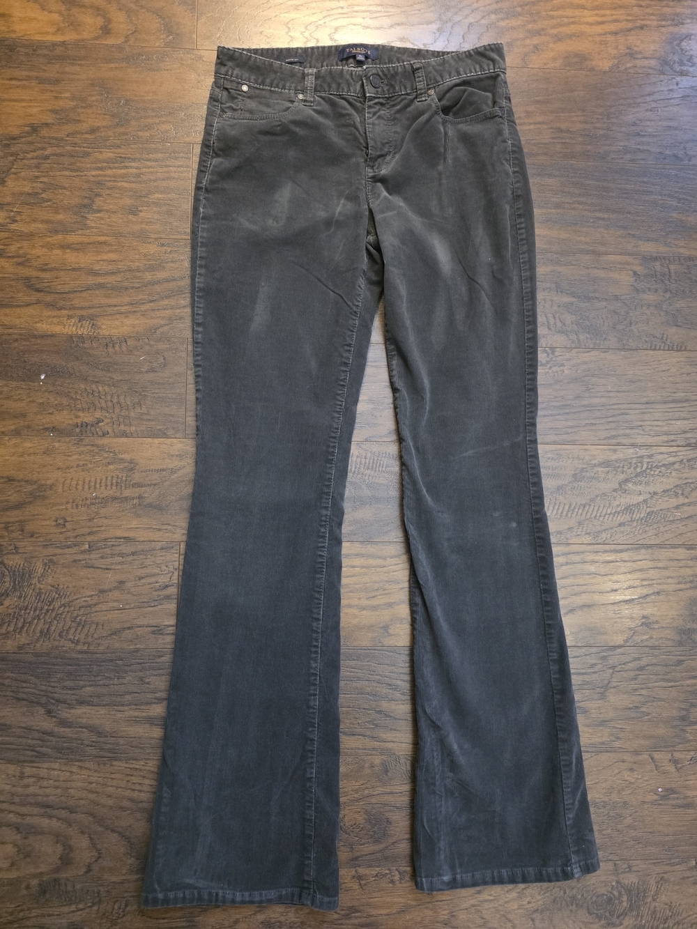 Talbots Corduroy Flare Jeans - Subtle Washed Finish